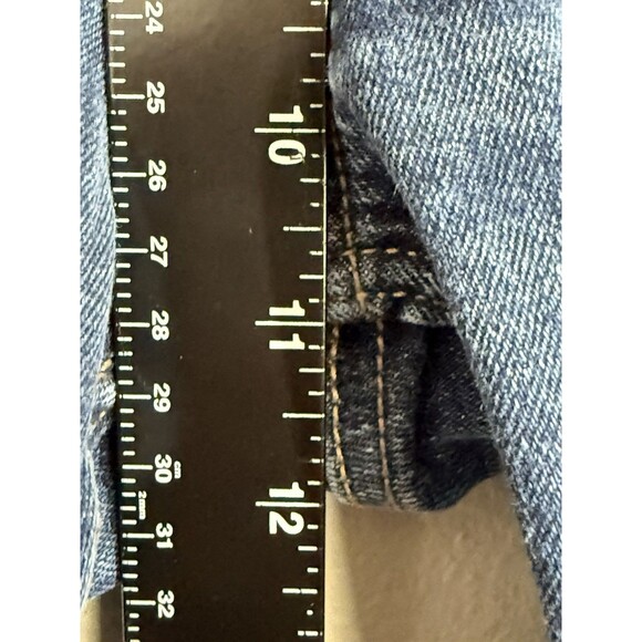 Old Navy Men's Loose Built In Tough Flex Jeans 36X32 Dark Denim *Actual 34X29.5 - Picture 6 of 9